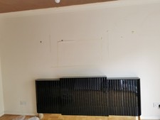 Anastasia Adjustable Black Radiator Cover