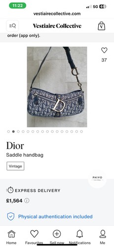 Dior vintage blue - oblique, d