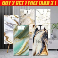 10 Packs Self-Adhesive Marble PVC Cladding Wall Panels for Kitchen Bathroom UK+