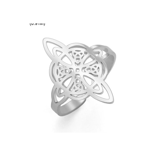 Celtic knot ring adjustable - knot,