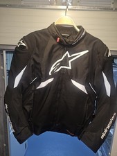 Alpinestars T-GP R V3 Drystar Motorcycle Jacket Black White