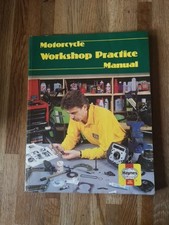 Motorcycle Workshop Practice Manual Haynes 1988 Tools Techniques Engine Frame +