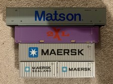 5 x HO Gauge Intermodal Container Various Sizes and Liveries Excellent