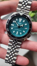 Vintage 1995, GREEN SEIKO DIVERS MENS AUTO WATCH, 7002-700A, NEEDS SERVICE