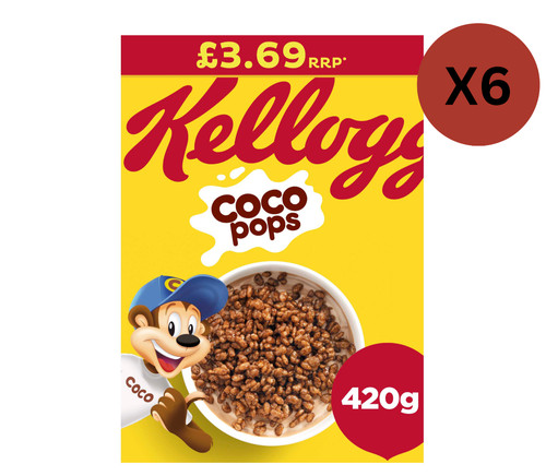 Kellogg coco pops 420g x6 - pops,