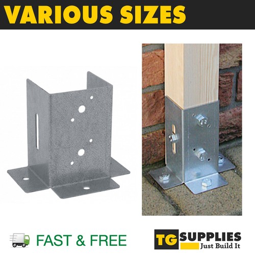Galvanised post support - post,