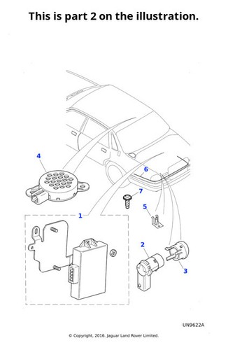 Jaguar genuine sensor control - genuine,