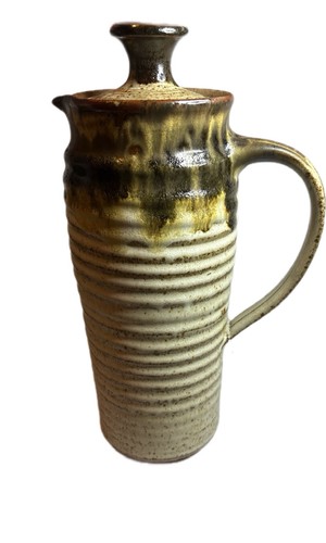 Cooper pottery lidded jug - lidded,