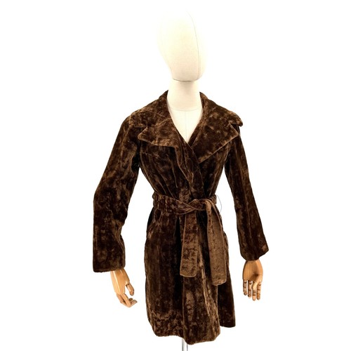 Vintage 50s chocolate brown - vintage,