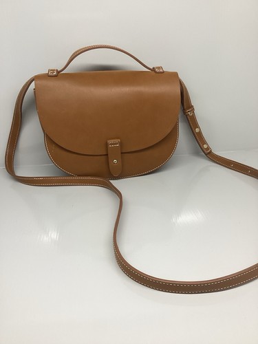Gap brown leather crossbody - brown,