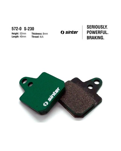 Sinter kart brake pads 230 - sinter, s-230