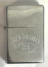ZIPPO LIGHTER - 2005 JACK DANIELS Old No7 High Polish Chrome MATCHING NUMBERS