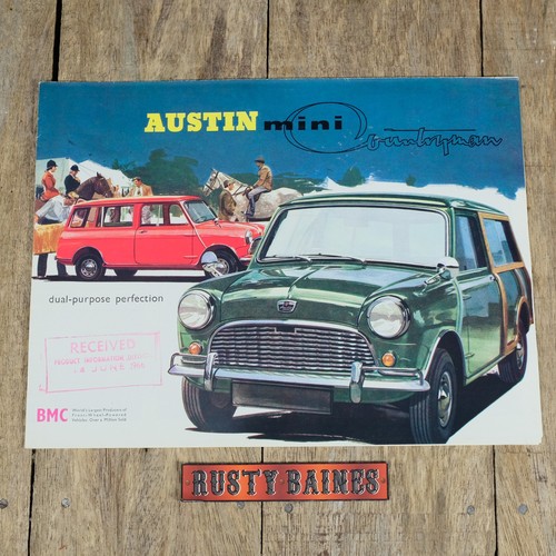 Original car brochure - car, austin