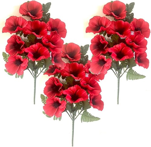 Artificial poppy red - artificial,