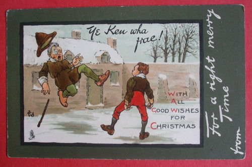 Old raphael tuck - old, christmas