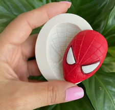 Spider Man  Silicone Icing Mold Baking Cake Topping Sugar craft Fondant Mould