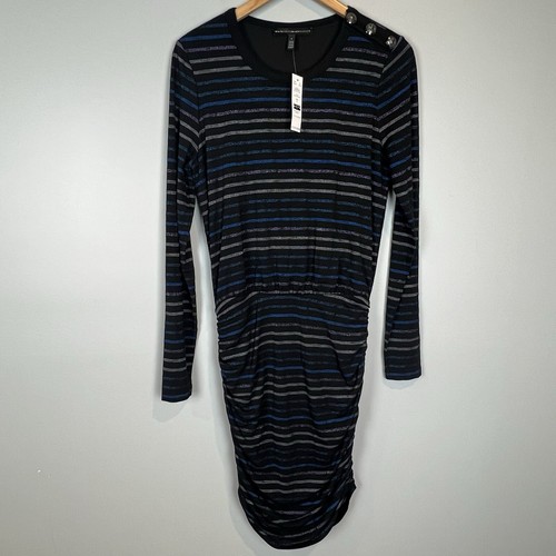 Whbm long sleeve lurex - long,
