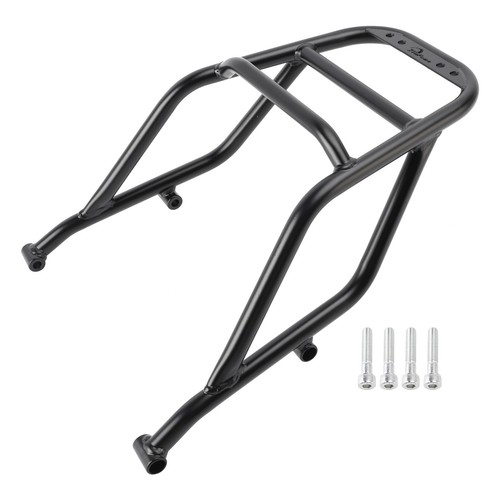 Black rear luggage rack - black,
