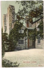 VERY NICE OLD POSTCARD - THE OLD ABBEY - LEICESTER  1905