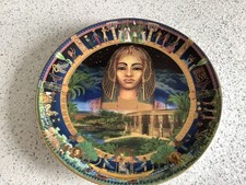 "cleopatra" collectable plate, by bradford exchange, limited edition, 