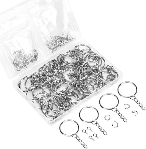 150pcs key chain rings kit - chain,