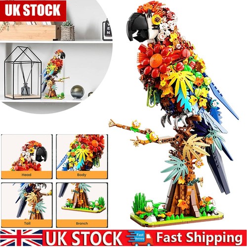 1100pcs parrot diy building - 1100pcs,