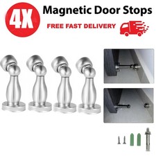 4 x Magnetic Door Stops Buffer