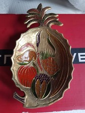 Pineapple brass ornament