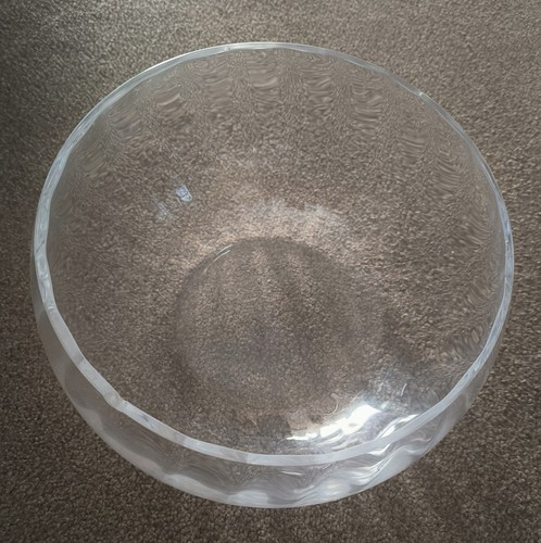 Large clear glass round - glass,