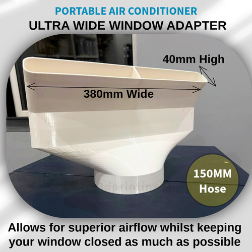 Ultra wide air con window - ultra, vent