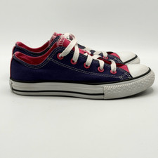 Converse All Star Chuck Taylor Low Lace Up Sneakers - Purple Pink Double Tongue