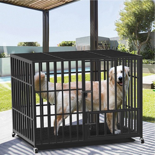 Heavy duty dog cage - cage, escape