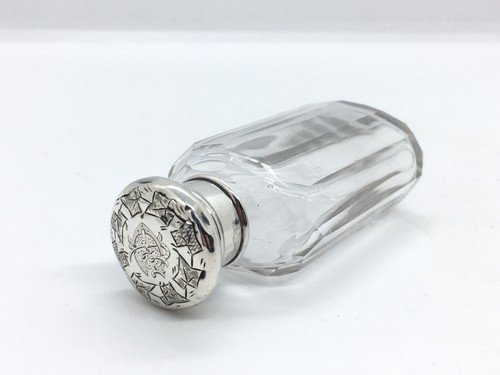 Antique solid silver topped