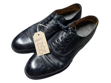 Genuine British Army Black Leather Officers Parade Service Shoes 10M UK #255