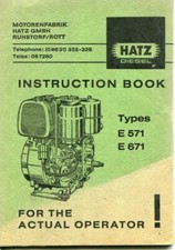 HATZ Diesel Engine E571 E671