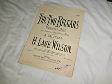 The Two Beggars-Humorous Duet for Tenor & Baritone or Bass:Valdemar/Wilson 1920