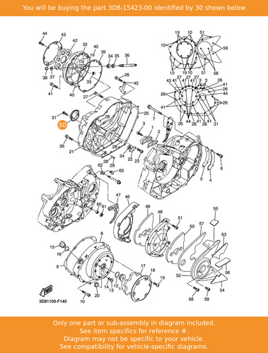 Yamaha cover 3d8 15423 00 - yamaha, 3d8-15423-00
