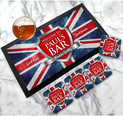 Personalised union jack bar - union,