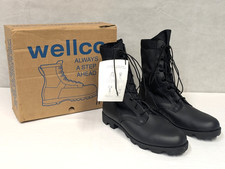 British Army - Military - MOD - Wellco Jungle Combat Black Boots - New & Boxed