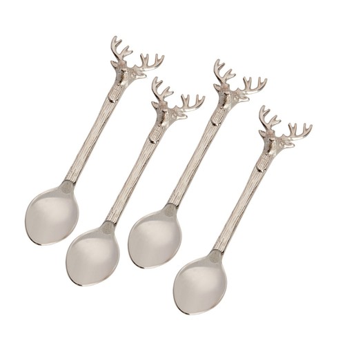 Set four stags head - of,