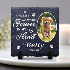 Personalised Pet Memorial Photo Plaque for Dog Cat Grave Marker Remembrance Sign