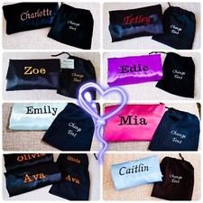 Personalised Embroidered Dance/ Sports Change Tent Size Medium & Handy Carry Bag