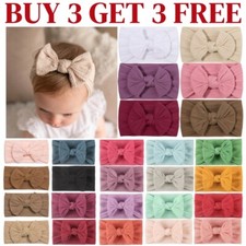 Baby Rabbit Headbands Elastic Bowknot Hair Band Girls Bow-knot Newborn Bows Kids