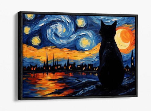 Van gogh starry night with - van,