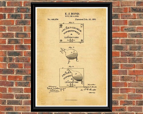 Ouija board 1891 - ouija, patent