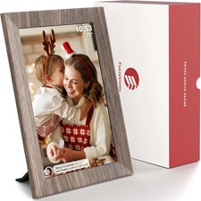 Fuzzytronix Digital Photo Frame WiFi Wireless  10.1 Inch Touch Screen Gift