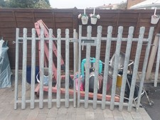 Heavy Duty Steel Galvanised Gates Size In Pic Will Need 2 Threaded Inges No Post