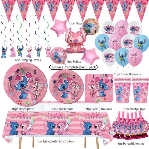 Pink lilo stitch - pink, birthday