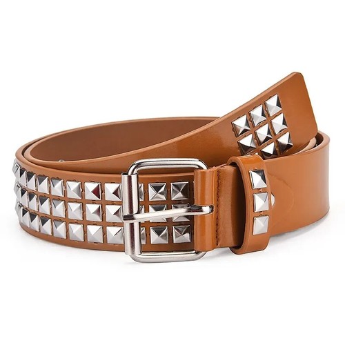 Unisex leather belt row - 3,