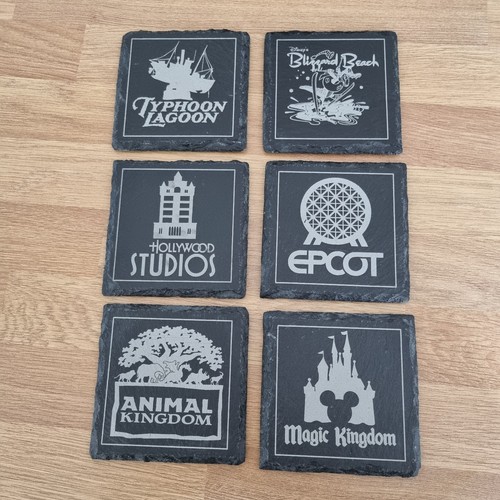 Disney parks engraved slate - disney,